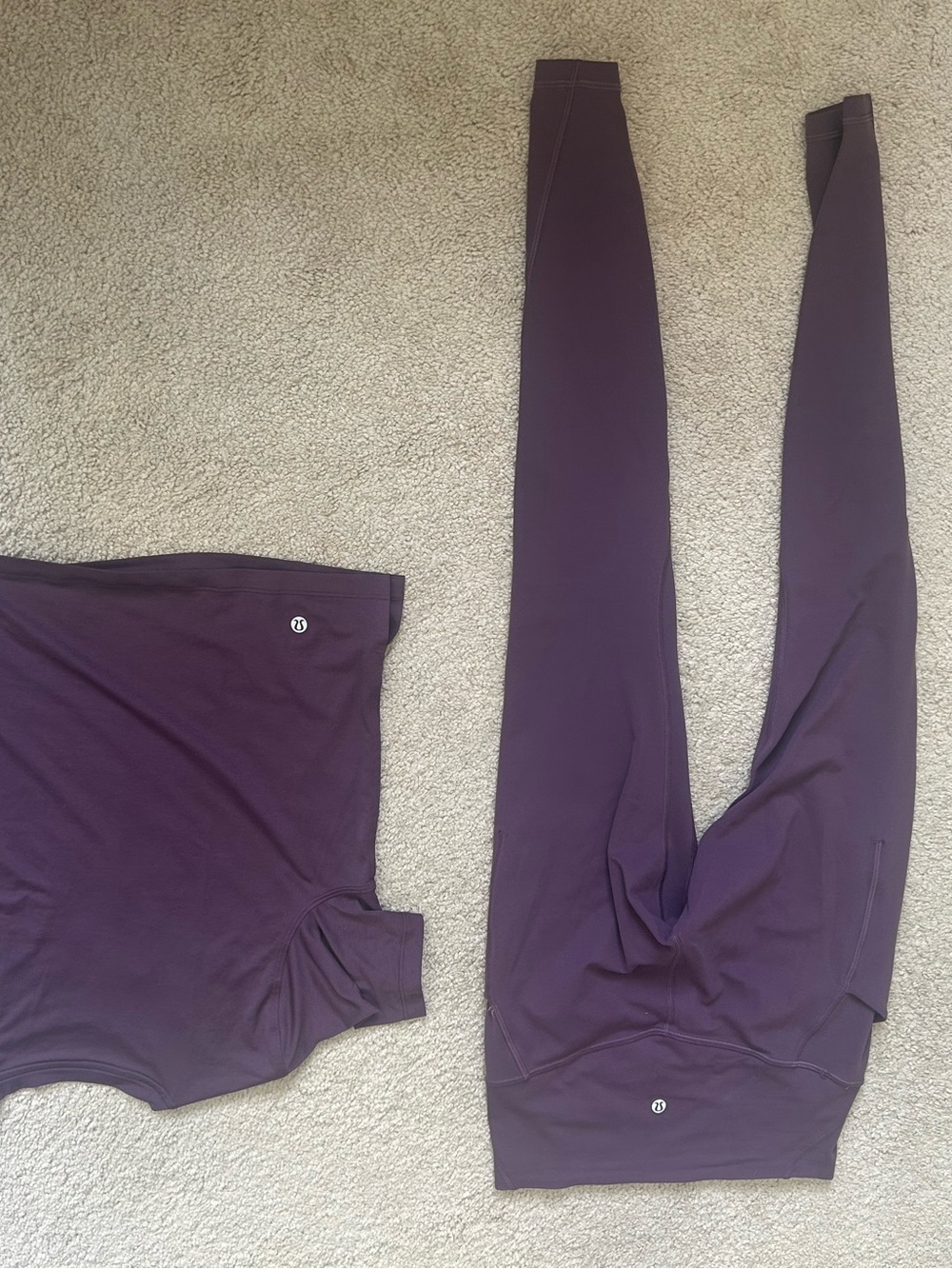lululemon athletica Short Sleeve Tee in Plum